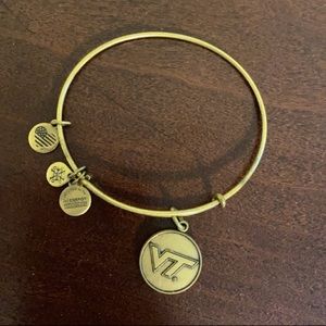 Alex & Ani gold Virginia Tech bangle